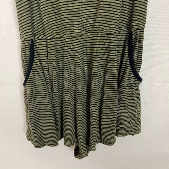 Silence + Noise Striped Sleeveless Romper Size L - Picture 4 of 9